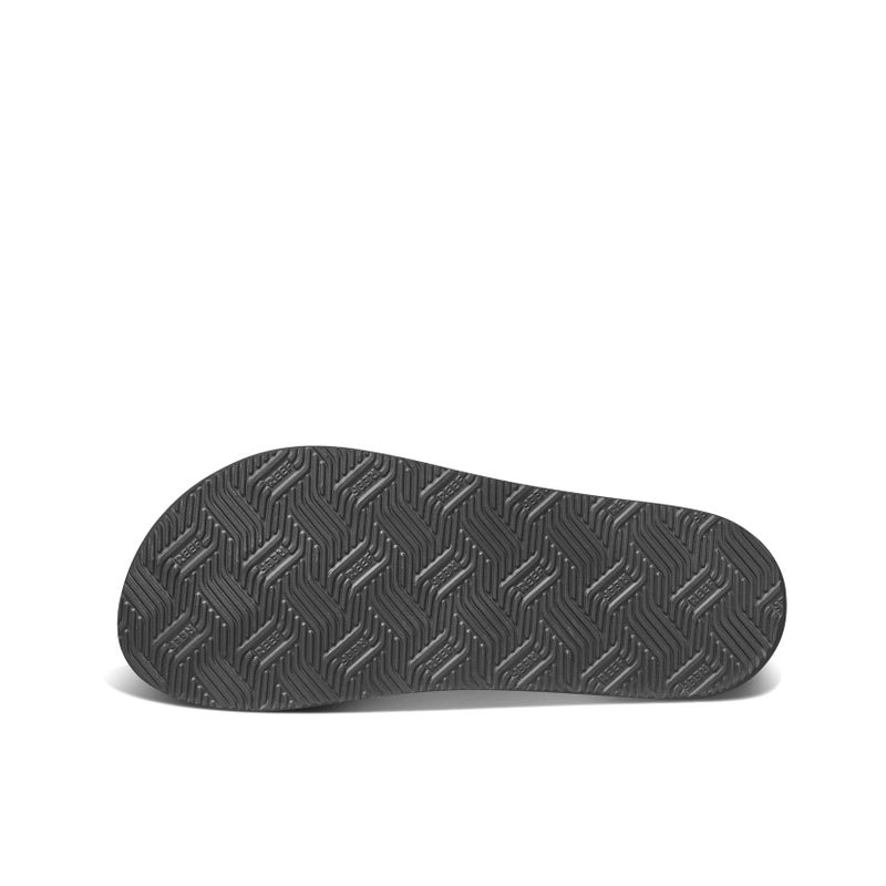 Reef Ripper Mens Beach Flip Flop, Soft Cushion Footbed, Water Friendly, Quick Dry, Black/Blue, 9 - Image 2