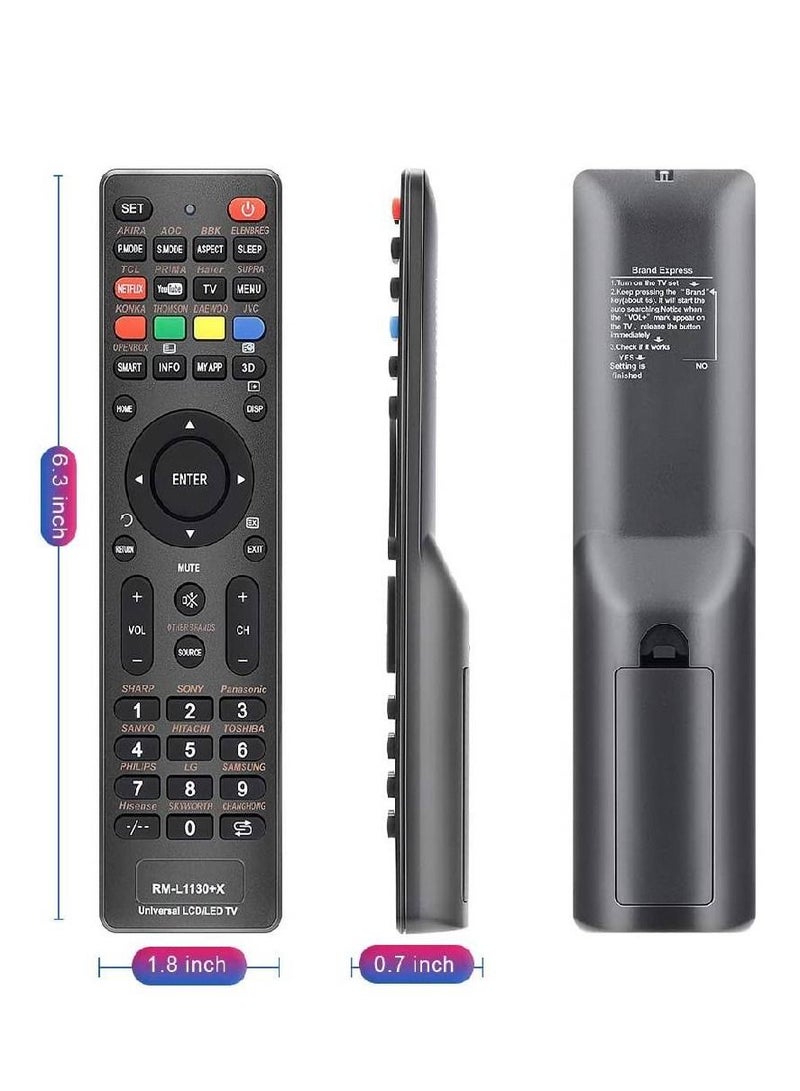 IAF Universal RM-L1130+X Remote Control Fits for All Brand LCD LED 3D Smart TV - Image 3