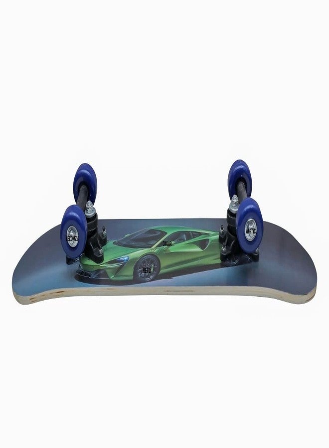 EYESIGN Skateboard 24"x 6" Complete Skateboard, Double Kick Concave Skate Board 9 Layer Plywood Deck Standard Skateboards for Kids Boys Girls Beginners Teens Adult- (Venom GT Car) - Image 5