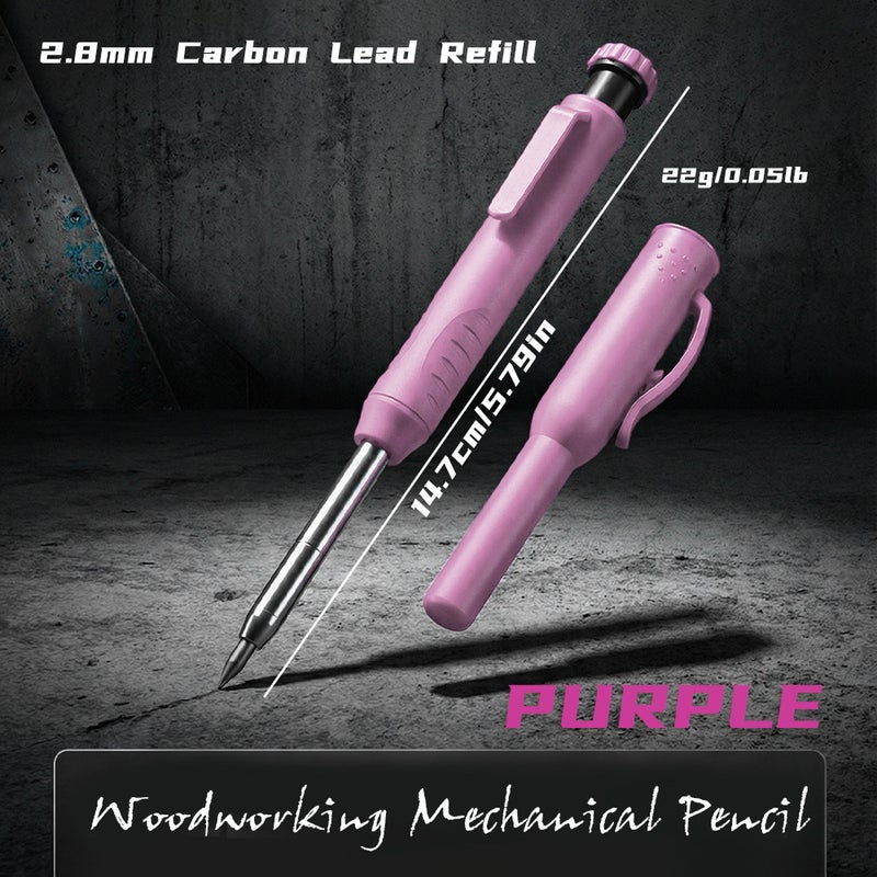 Cross-Border Best-Selling Automatic Pencil with Wood Marker for Engineering and Marking