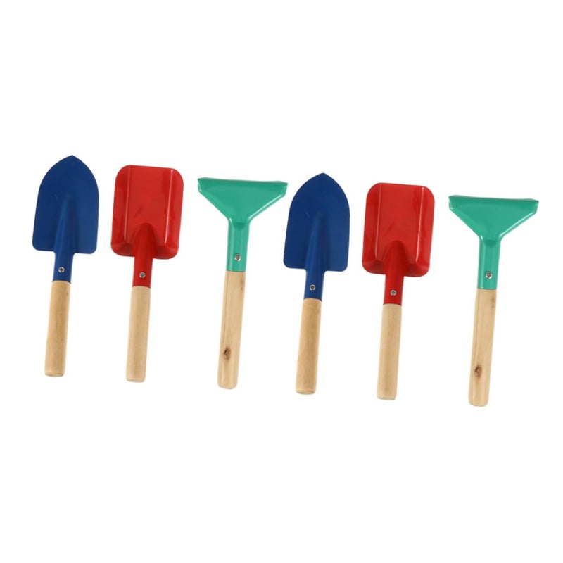 5 Piece Garden Tool Set with Lightweight Shovel Rake Spade for Outdoor Planting and Soil Digging - Image 2