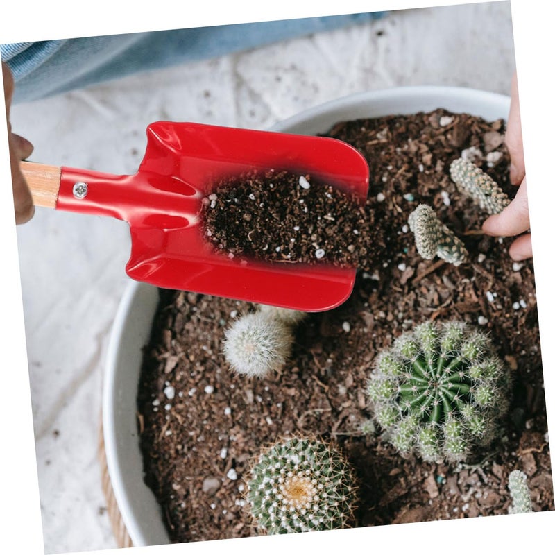 5 Piece Garden Tool Set with Lightweight Shovel Rake Spade for Outdoor Planting and Soil Digging - Image 4