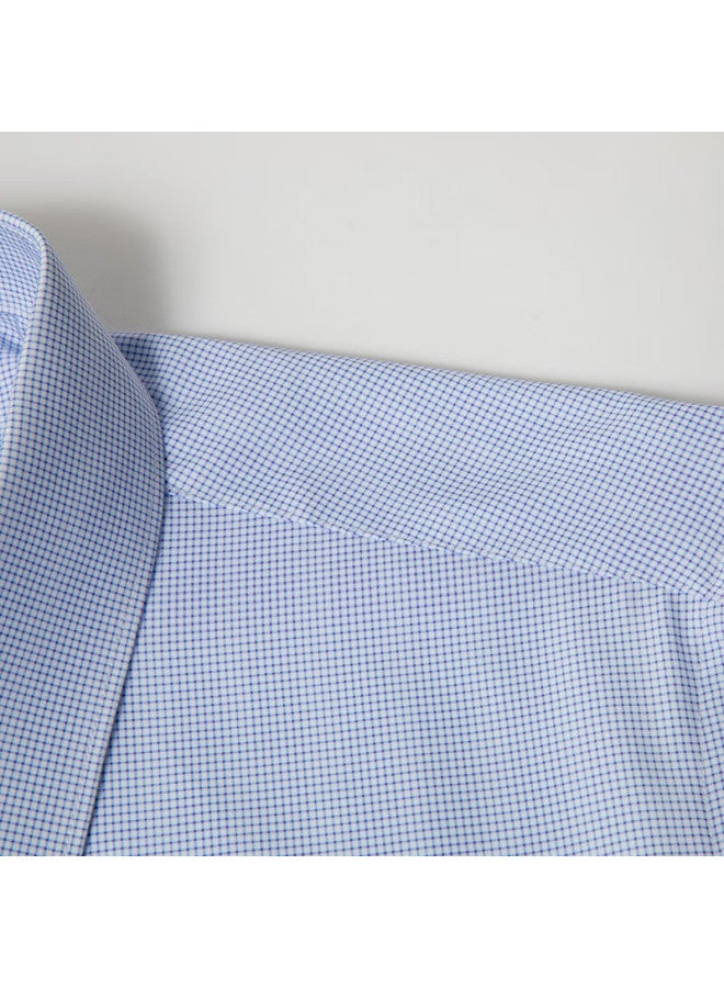 Limeng Men's Easy-care Long-sleeve Shirt, Business Formal Wear, Work Uniform, Plaid Striped Shirt, 902 39 - Image 2