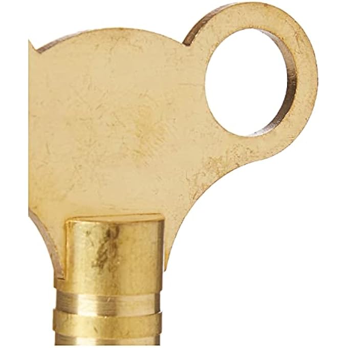 A1SONIC 1 BRASS RADIATOR KEY - RADIATOR BLEED KEY - RADIATOR BLEED VALVE KEY - VENTING AIR VALVE - 1 PACK - Image 3