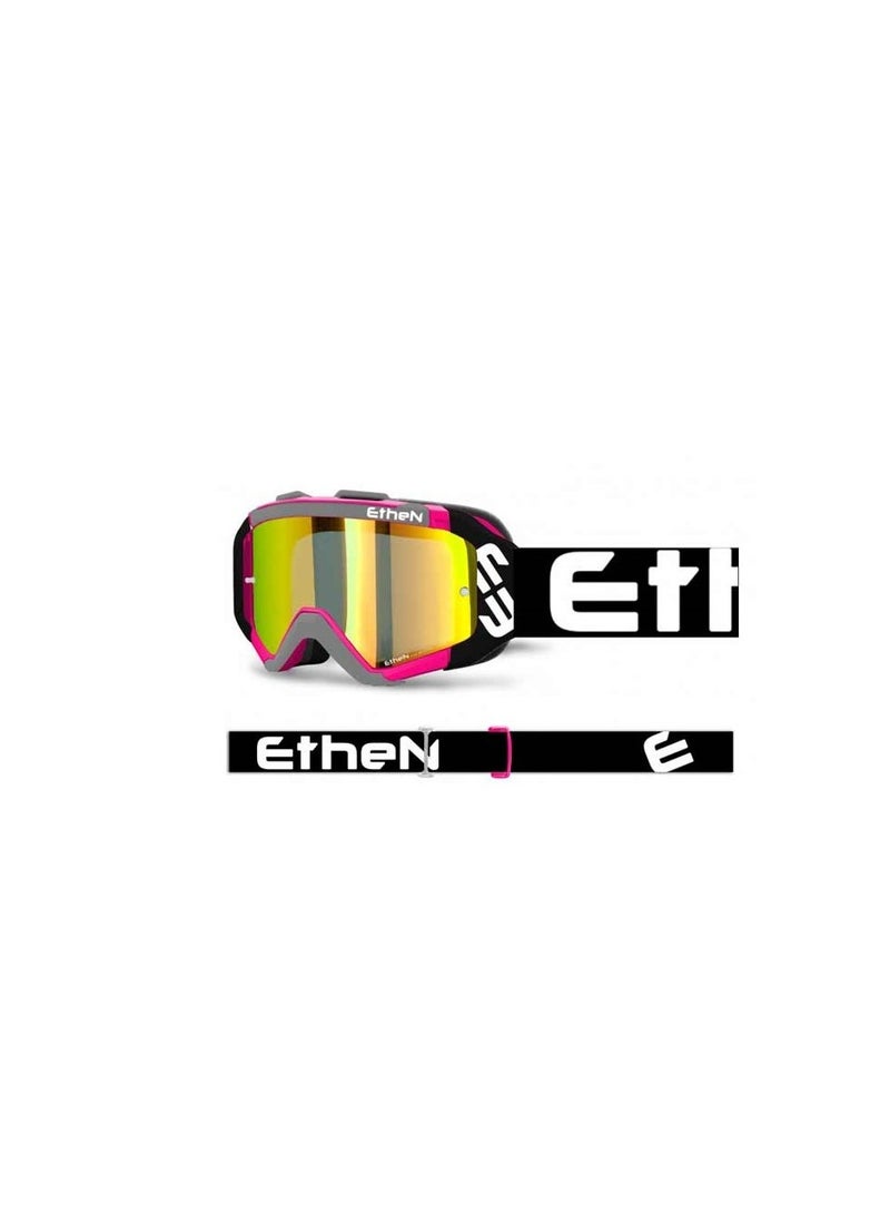 Ethen ARES GOGGLE FUCSIA GOLD MIRRORED