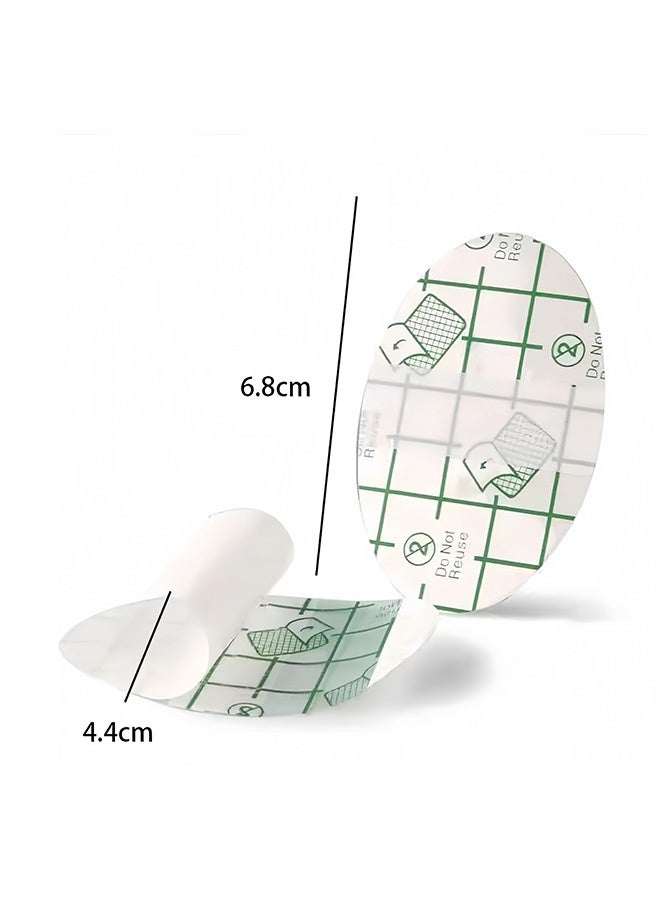 غنافوتو أغطية أذن للاستحمام، 60 قطعة أغطية أذن لاصقة مقاومة للماء للسباحة واقيات الأذن للاستحمام مع سدادات أذن قطنية مقاومة للماء للاستحمام وركوب الأمواج والغطس والرياضات المائية الأخرى - Image 4