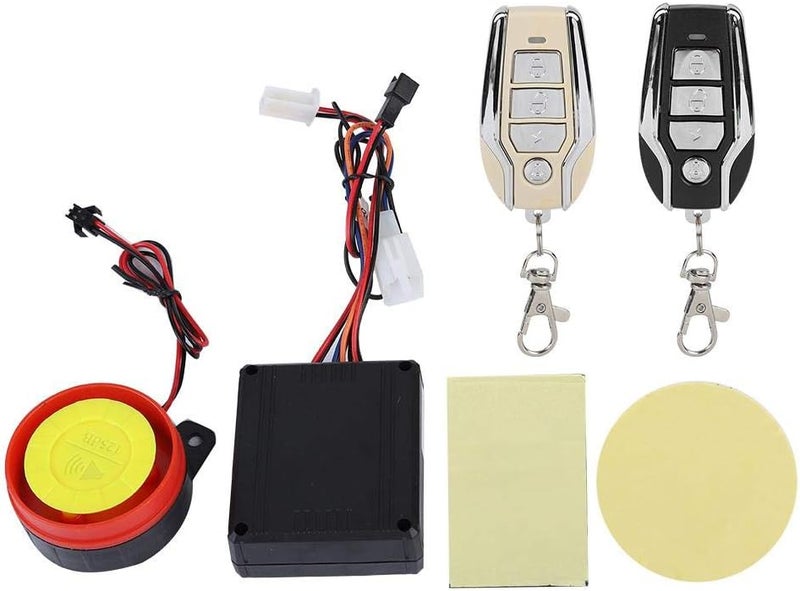 cheekyglo Electric Bike Anti-theft Alarm 125db High Decibel Alarm System Vibration Alarm Supports Engine Locked - Image 1