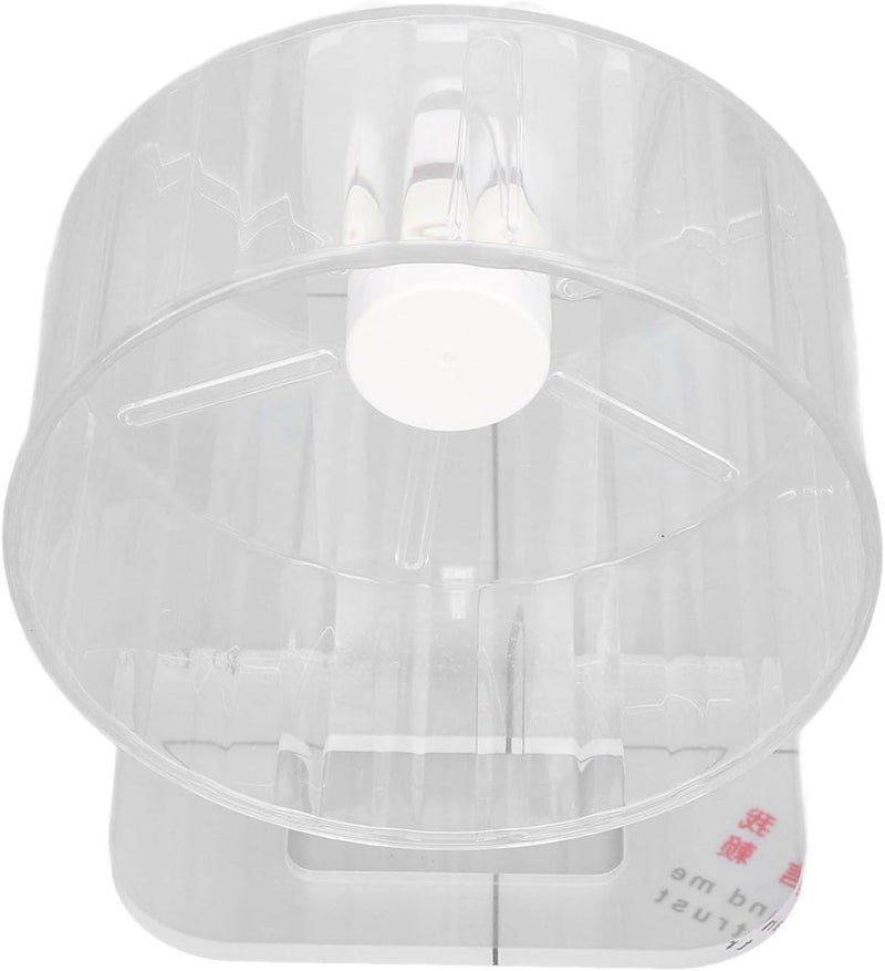 Asixxsix Hamster Wheel, Ultra Quiet Nonslip Exercise Wheel, Acrylic Running with Stand Shaft Core, for Small Pets Hamster Cage (S 3.3x6.6ft) - Image 3