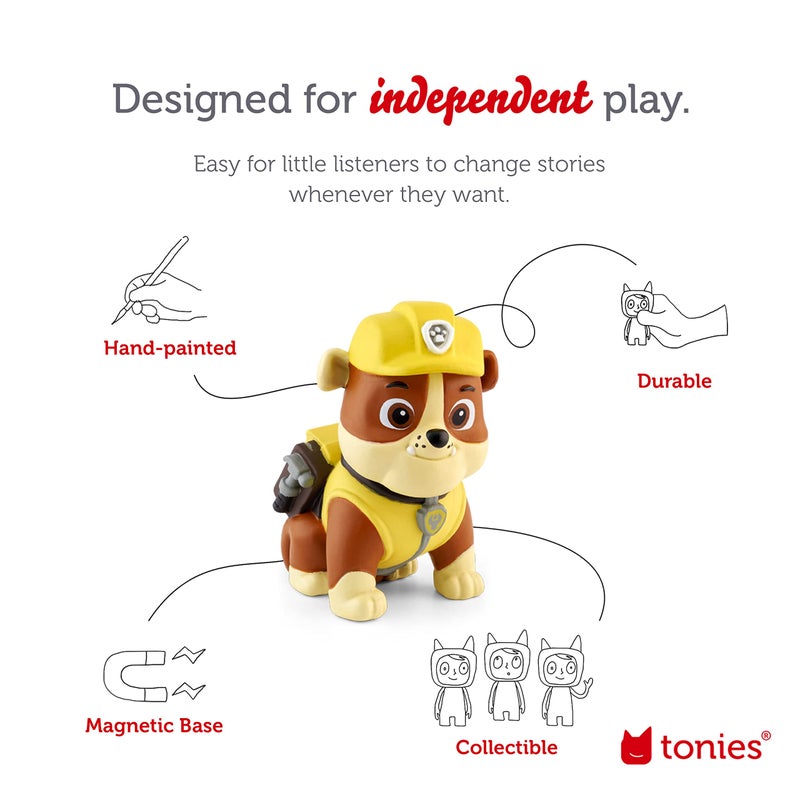 Tonies Tonies Rubble Audio Toy Figurine from PAW Patrol  - Image 3