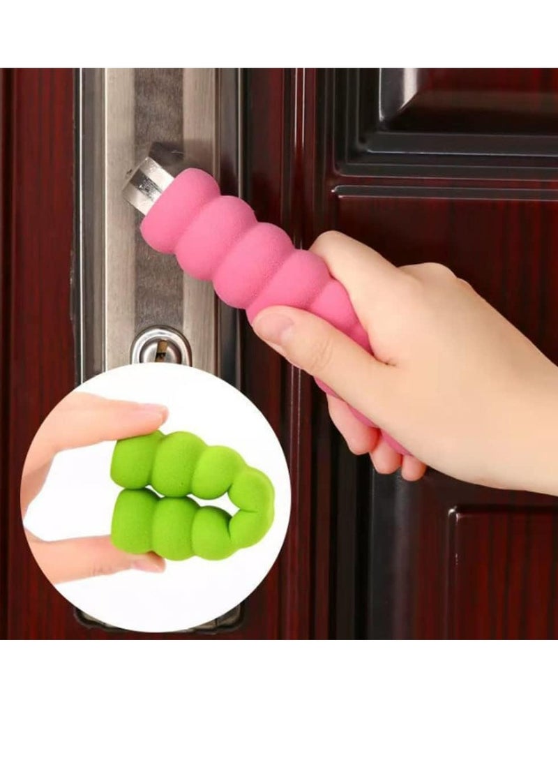 Oasisgalore 10Pcs Door Handle Protector, Door Handle Protection Kids, Door Handle Stopper Foam Protector for Door or Window Handles Protection Child Wall Furniture  - Image 5