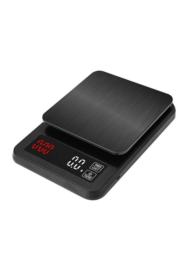 S-TOP Precision Electronic kitchen scale 5kg/0.1g LCD Digital Drip Coffee Scale with Timer weight Balance Household scale - Image 1