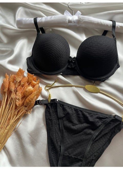 Double Push Up Double Padded Bra Set