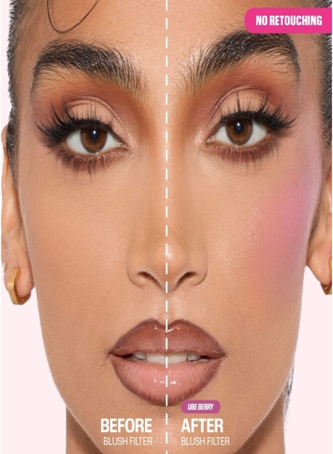HUDA BB Huda Beauty Soft Glow Liquid Blush 4.5ml | Ube Berry Blush Filter Lightweight Formula - Image 3