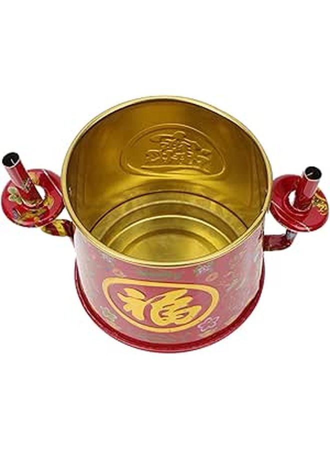 Iron Round Hanging Incense Burner Outdoor Doorway Feng Shui Decorative Censer - Image 1