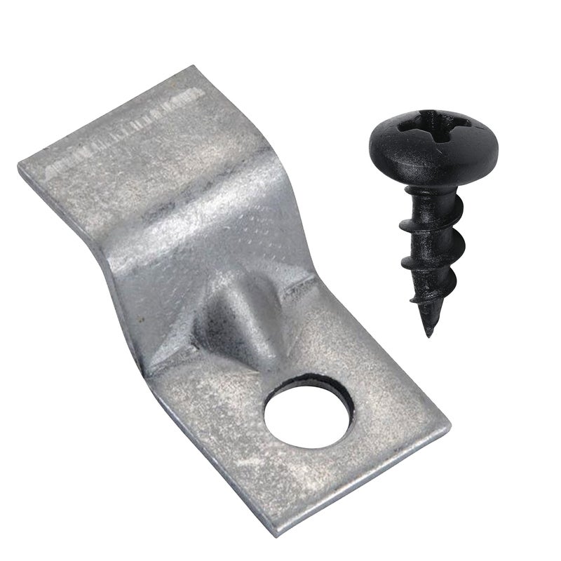 ROK 20 Pack Rok Hardware 14 Gauge Table Top Fasteners with Screws, Steel Z Clip Tabletop Connectors, ROKSTBFAST  - Image 1