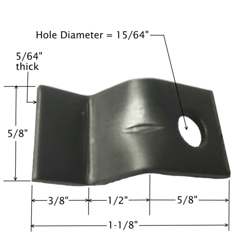 ROK 20 Pack Rok Hardware 14 Gauge Table Top Fasteners with Screws, Steel Z Clip Tabletop Connectors, ROKSTBFAST  - Image 5