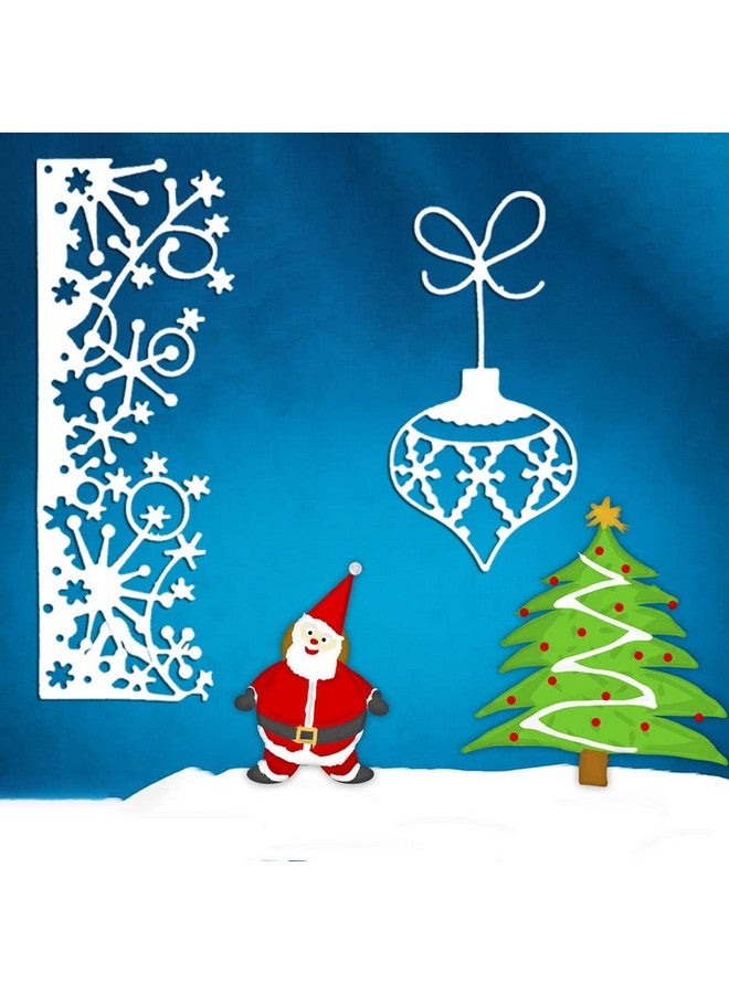 SENHAI Die Cuts For Card Making, Senhai Christmas Metal Cutting Dies Scrapbooking Die-Cuts Snowflake Stencil For Diy Christmas Decorations Paper Craft, Embossing, Holiday Decorations - Image 2