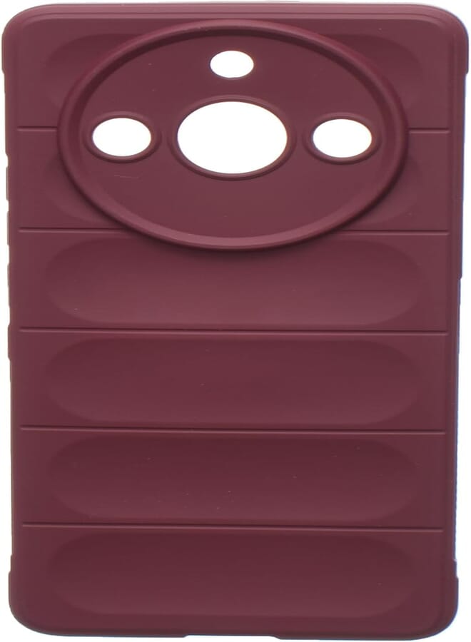 Boter. High Quality 3D Silicone Back Cover With Robust Protection Against Drops Impacts For Realme 11 Pro - Burgandy