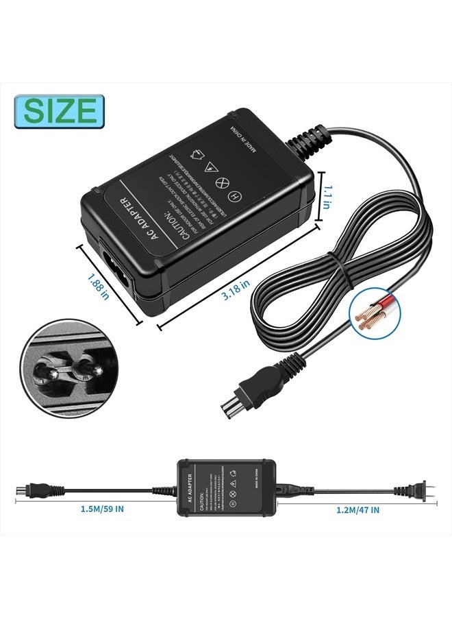 TKDY AC-L200 for Sony Handycam Camcorder Charger DCR-SX40 DCR-SX44 DCR-SR45 DCR-SR47 DCR-SX63 DCR-SX65 DCR-SX85 DCR-DVD105 DVD108 DVD610 DCR-SR62 DCR-SR68 AC Power Adapter Cord. - Image 4