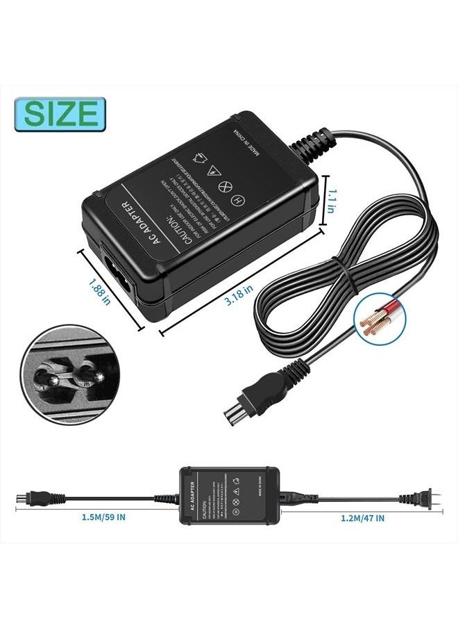 TKDY - AC-L200 for Sony Handycam Camcorder Charger DCR-SX40 DCR-SX44 DCR-SR45 DCR-SR47 DCR-SX63 DCR-SX65 DCR-SX85 DCR-DVD105 DVD108 DVD610 DCR-SR62 DCR-SR68 AC Power Adapter Cord. - Image 1