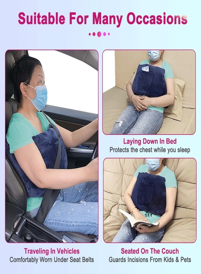 Mistuki Hysterectomy Pillow Post Surgery Abdominal C Section Hysterectomy Recovery Must Haves Tummy Tuck Mastectomy Seatbelt Pillow Stomach Endometriosis Breast Reduction Augmentation Cancer Gift - Image 2