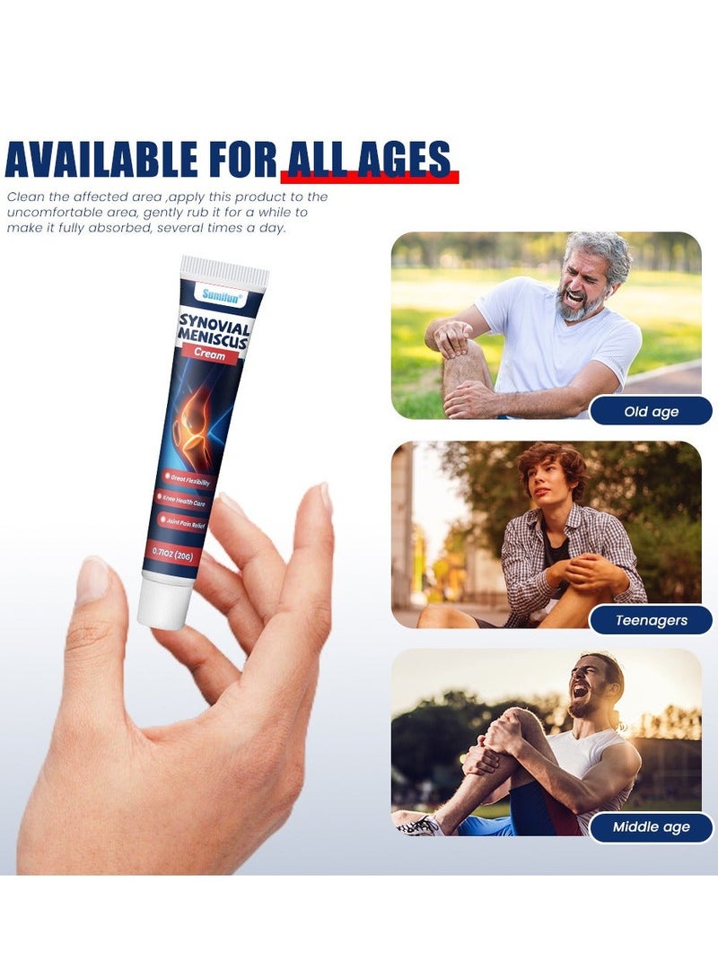 Sumifun 2-PACK Meniscus Repair Cream, Knee Meniscus Care Cream 20g*2 - Image 3