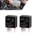 yorpyep 4 PCS 5 Pin Relay DC 12 V 30 A MultiPurpose Oil Pump Air Conditioning Fan Relay Heavy Duty Accessories Waterproof Housing Plug and Play Motor Replacement for Most Cars Trucks Black - Image 2
