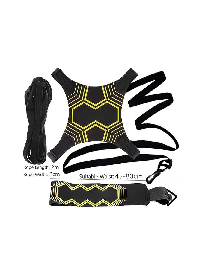 Generic Football Kick Trainer, Hands-Free Adjustable Solo Soccer Trainer, Soccer Training Equipment for Kids and Adults, Practice Aid Control Skills Football Training Belt  - Image 3