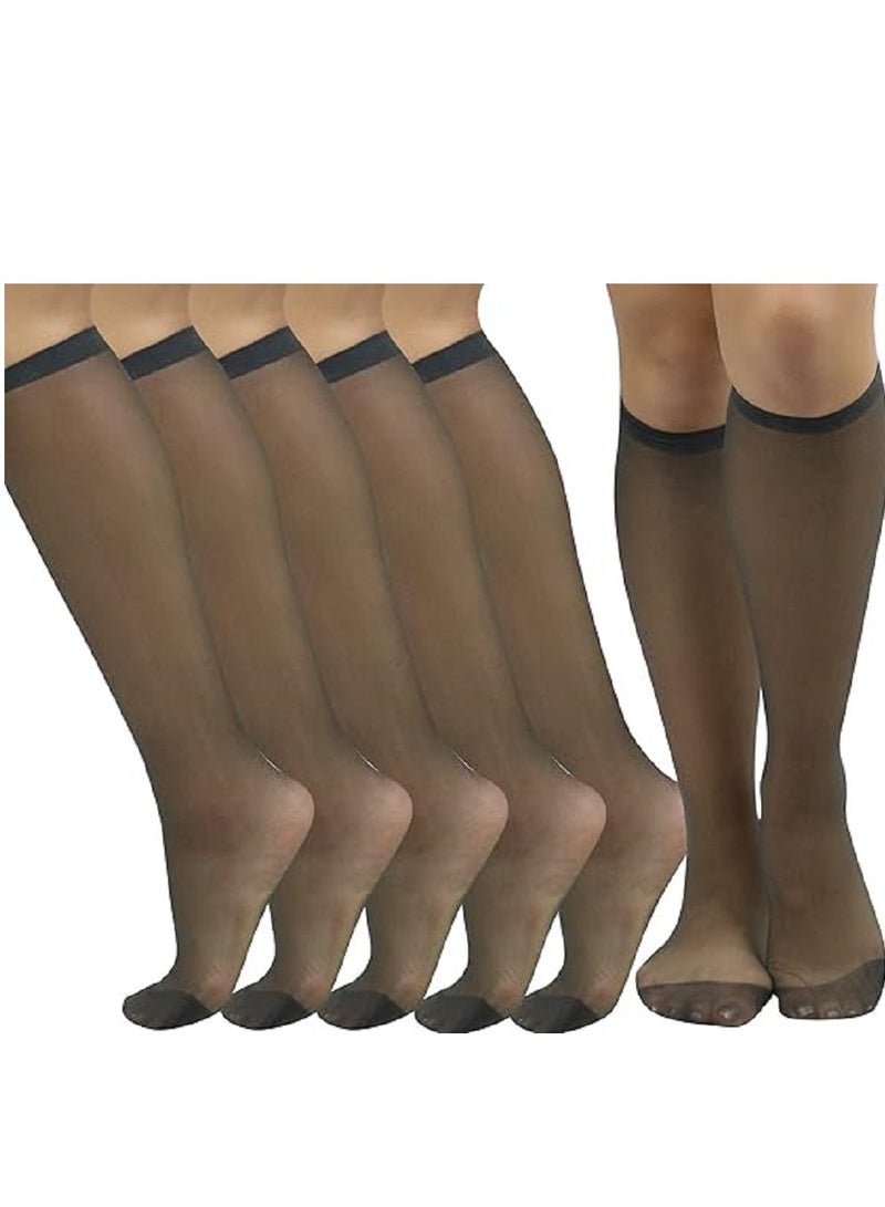 Women's Sheer Tights, 6 Pack, Stylish and Comfortable Design, Perfect for Everyday Use and Special Occasions. - Image 1