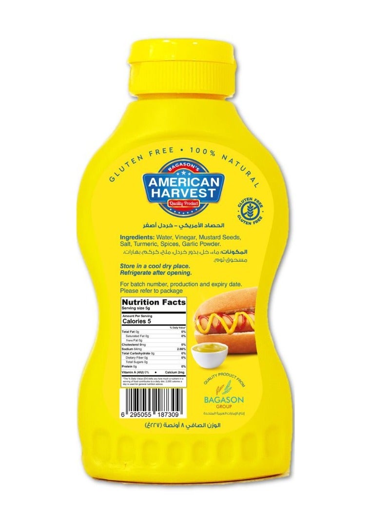 أمريكان هارفست صلصة الخردل الصفراء الكلاسيكية 227جم - Image 2