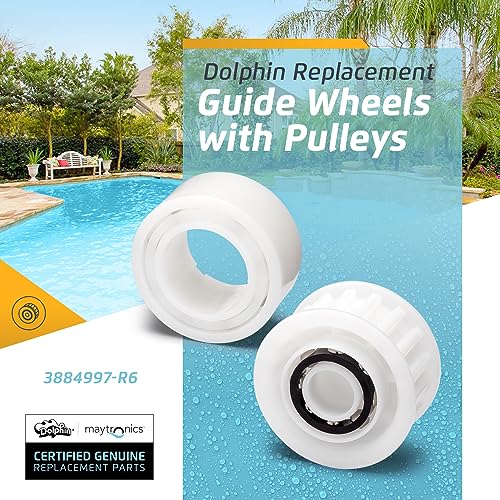 Dolphin Genuine Replacement Part — Guide Wheels (4PK) with 2 Pulley Gears — 3884997-R6 - Image 2