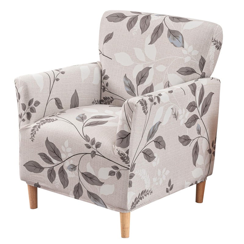 FUANGUI Banquet Armchair Slipcover Chair Covers with Arms Stretch Club Chair Slipcover Soft Armchair Sofa Covers Anti-Slip Furniture Protector for Dogs Pets Home Living Room Decor - Image 1