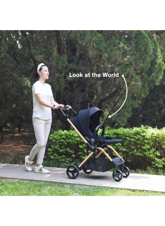 Teknum STROLL - 1 Reversible Travel Stroller - Gold - Image 3