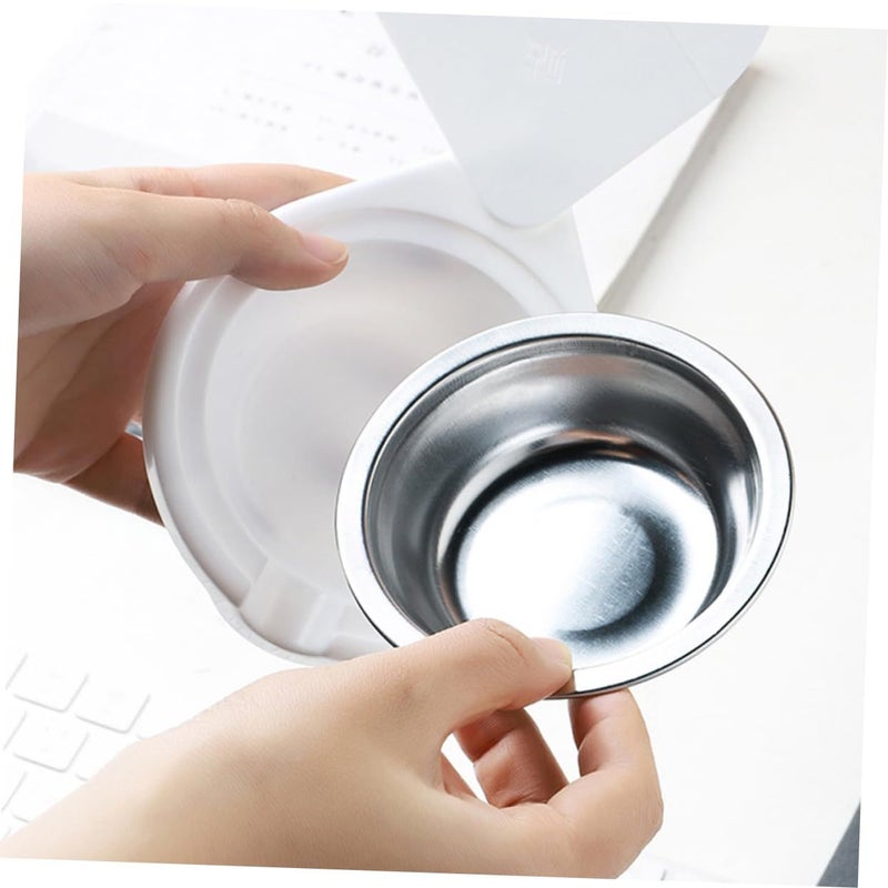 Self Adhesive Hidden Desk Ashtray Rotating Stainless Steel Cigar Holder - Image 5