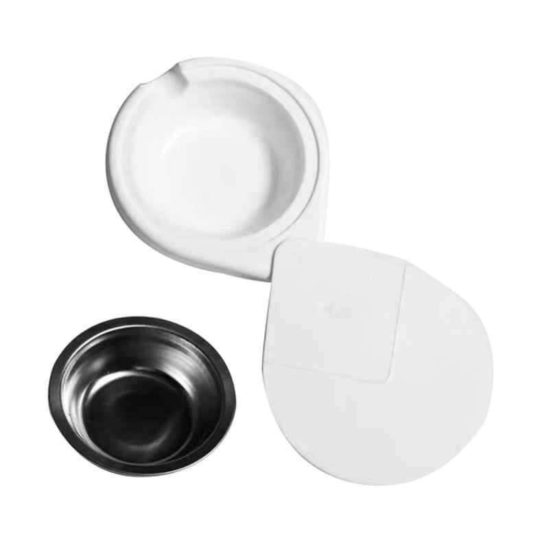 Self Adhesive Hidden Desk Ashtray Rotating Stainless Steel Cigar Holder - Image 2