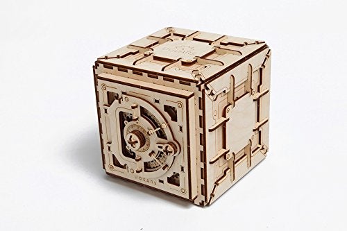 UGEARS مجموعة نموذج الخزنة UGEARS ألغاز خشبية ثلاثية الأبعاد للبالغين مجموعات نماذج خشبية للبالغين صندوق ألغاز ميكانيكي خزنة ألغاز ثلاثية الأبعاد للبالغين مجموعة هدايا هواية للأعياد - Image 5