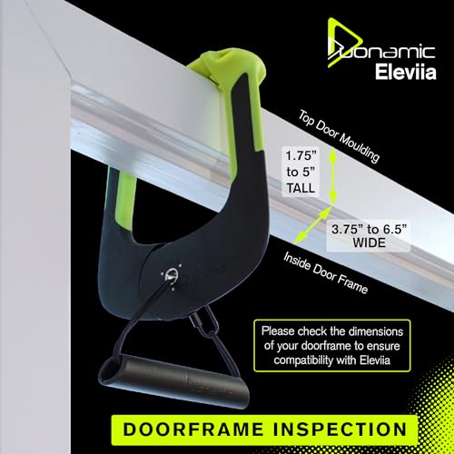 Duonamic Eleviia: World’s Best Portable Pullup Bar | Doorway Pull Up Bar For Home, Workplace or Travel | Exercise and Transform Yourself on Your Own Terms | Safe and Most Portable Way to Exercise - Image 4