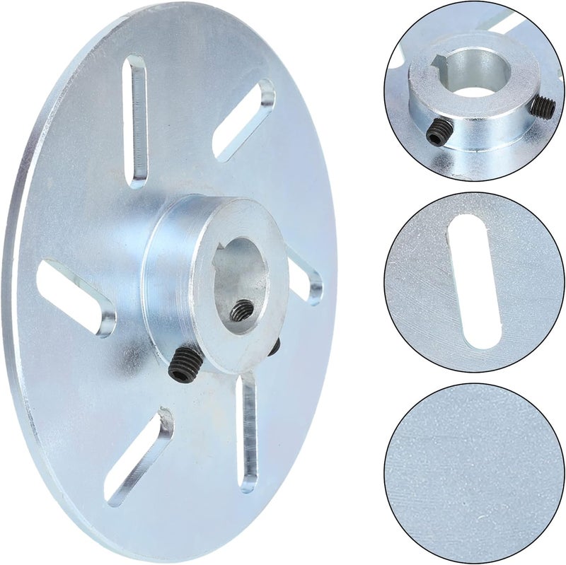 GREHUA قرص الفرامل الميكانيكي GREHUA 6" مع تجويف 1" وفتحة 1/4" لسيارات الكارتينغ - Image 4