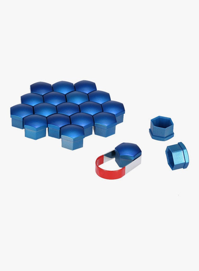 NIBEMINENT 20-Piece Universal Car Wheel Nut Cover Set With Removal Tool - Image 4