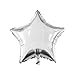 Simple polymer 18 Star Foil Mylar Balloons Party Decorations Silver 10 Pieces - Image 4