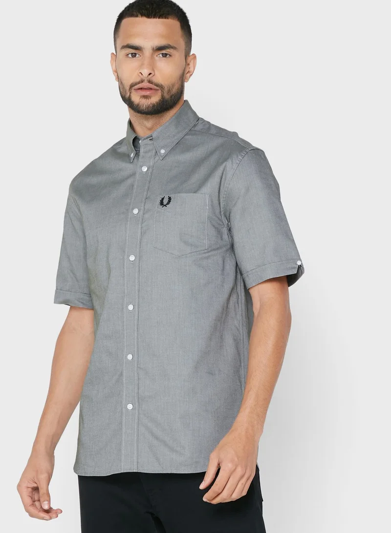 FRED PERRY Regular Fit Short Sleeve Shirt