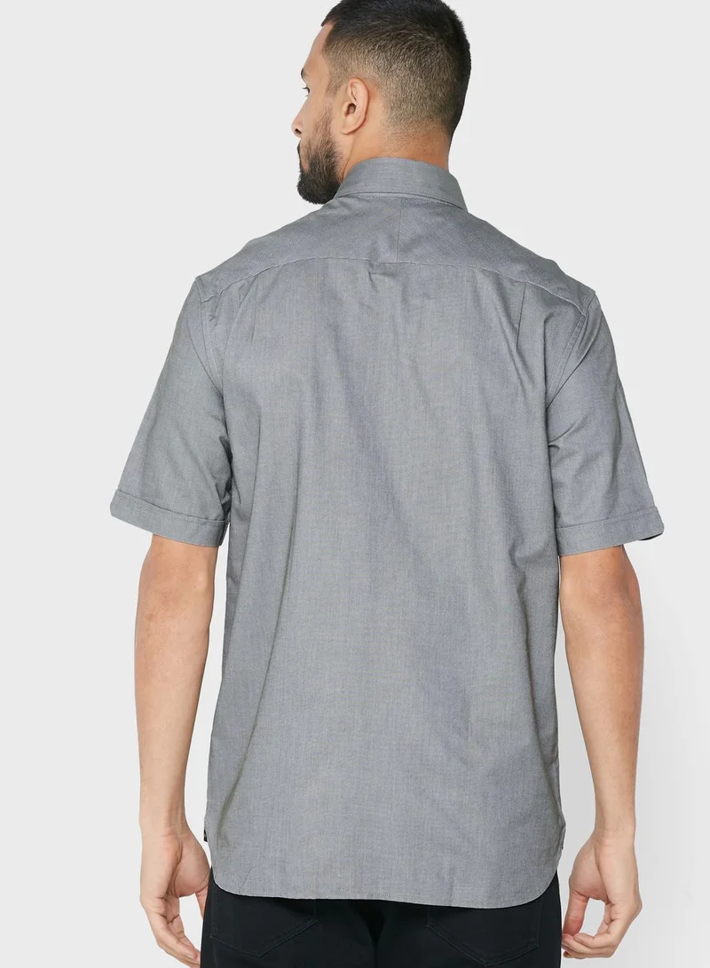 FRED PERRY Regular Fit Short Sleeve Shirt