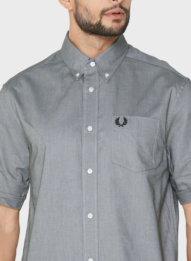 FRED PERRY Regular Fit Short Sleeve Shirt