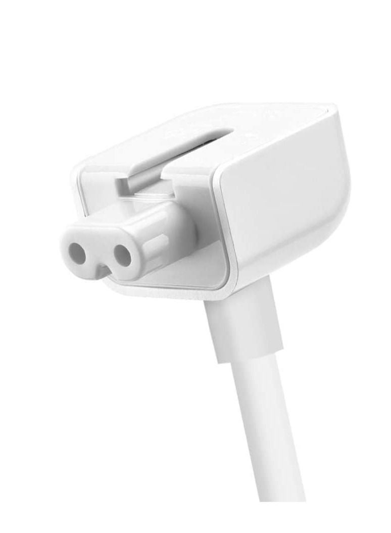 إن تك كابل تمديد سلك جداري لمحول الطاقة NTECH متوافق مع محولات الطاقة iMac / iBook / MacBook / Pro 10W / 12W / 29W / 45W / 60W / 85W Magsafe-1 أو Magsafe-2 (أبيض / أبيض) - Image 3