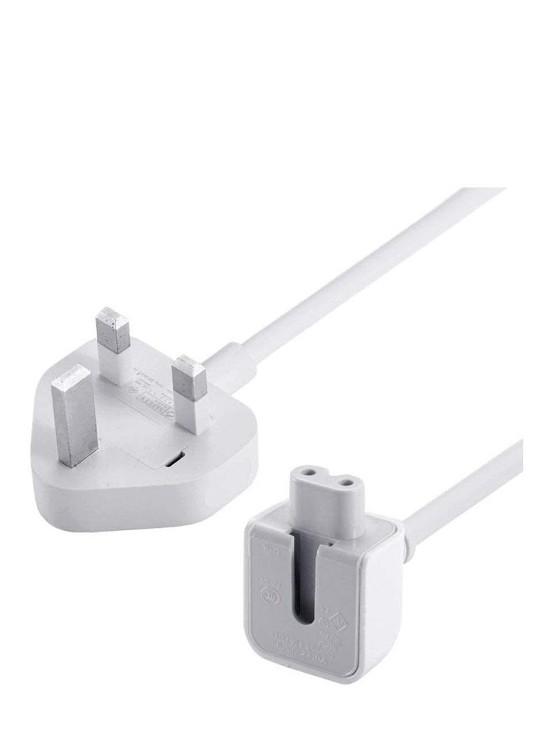 إن تك كابل تمديد سلك جداري لمحول الطاقة NTECH متوافق مع محولات الطاقة iMac / iBook / MacBook / Pro 10W / 12W / 29W / 45W / 60W / 85W Magsafe-1 أو Magsafe-2 (أبيض / أبيض) - Image 4