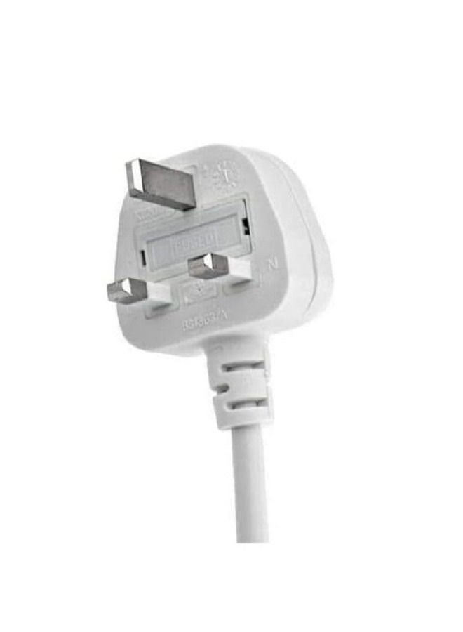 إن تك كابل تمديد سلك جداري لمحول الطاقة NTECH متوافق مع محولات الطاقة iMac / iBook / MacBook / Pro 10W / 12W / 29W / 45W / 60W / 85W Magsafe-1 أو Magsafe-2 (أبيض / أبيض) - Image 5