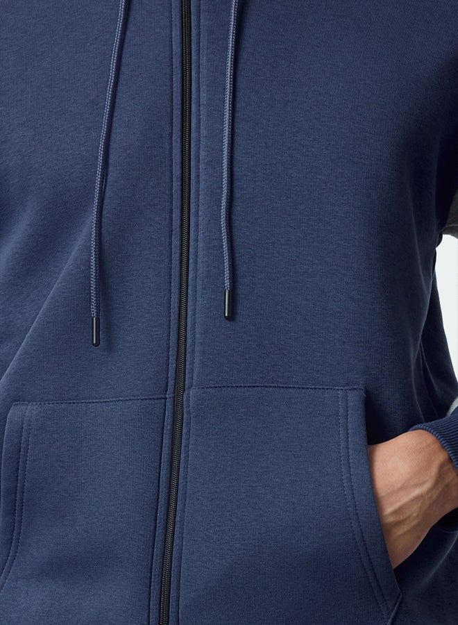 trendyol Oversize/Wide Cut Polar Fleece/Warm Zipper Hooded Cardigan/Sweatshirt TMNAW25SW00076 - Image 4