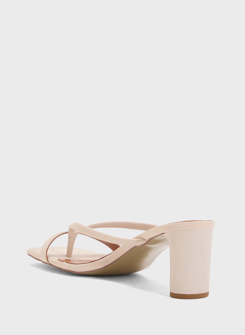 ELLA High Heeled Mule Sandal  - Image 3