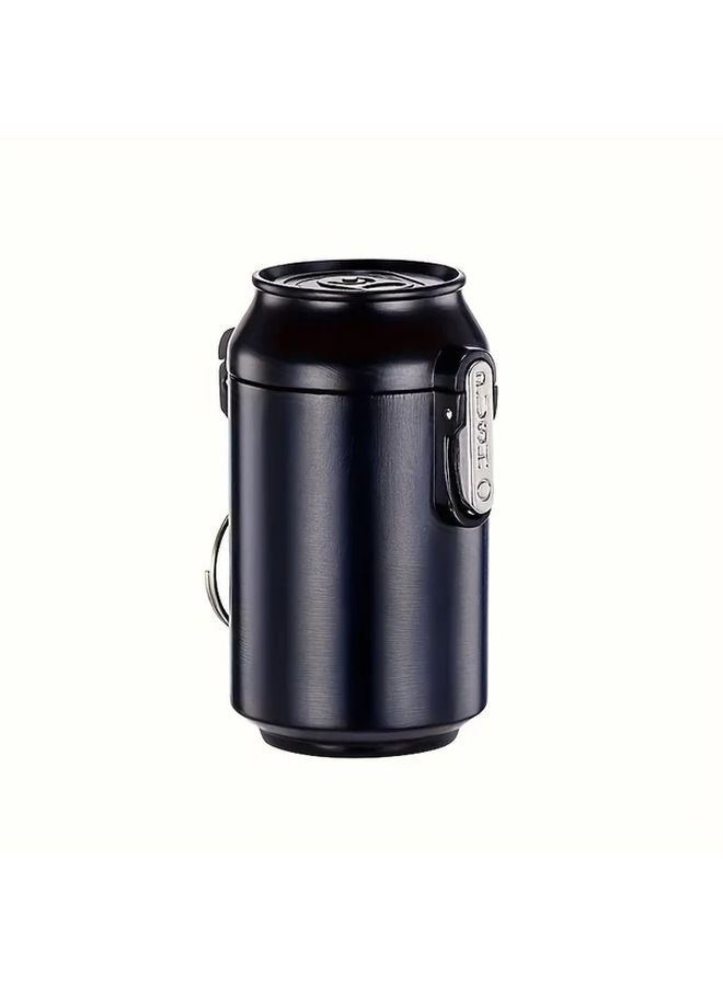Black Metal Ashtray Portable Creative Geometric Shape Heavy Duty Easy Clean Gift - Image 5
