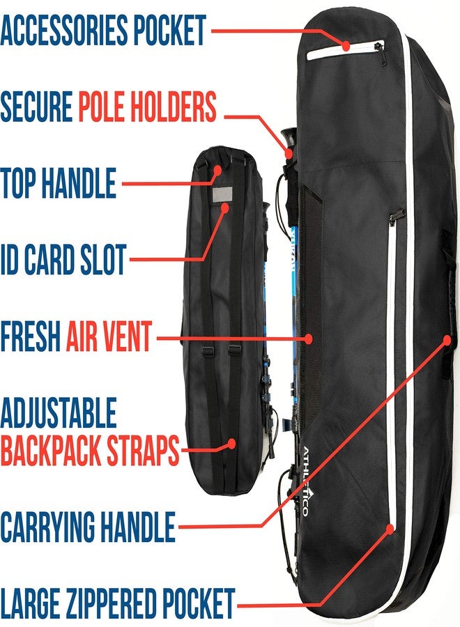Athletico Snow Shoe Bag - Snowshoe Backpack For Carrying, Packing, and Storing Snowshoes (Large, 25-36 inches) - Image 4